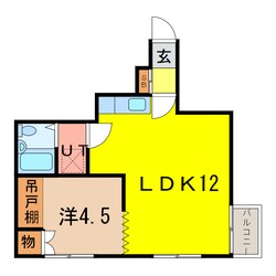 ルーベデンス６条の物件間取画像